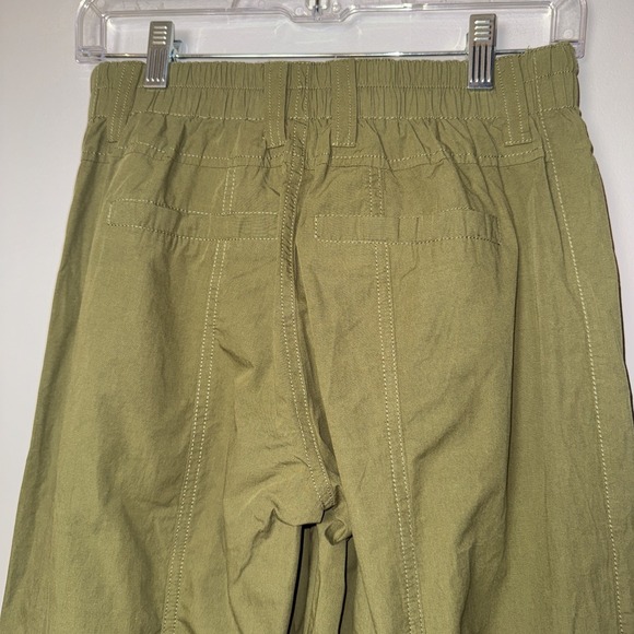PacSun‎ Low Rise Puddle Cargo Pants Womens S Olive Green NWT MSRP $54.95 - Picture 11 of 14